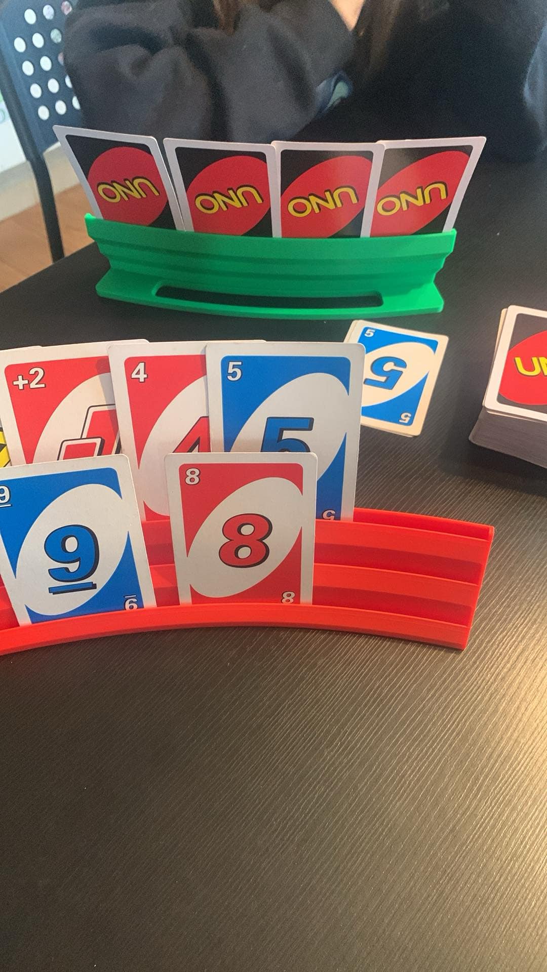 Ensemble de quatre support de carte à jouer - Impression 3d