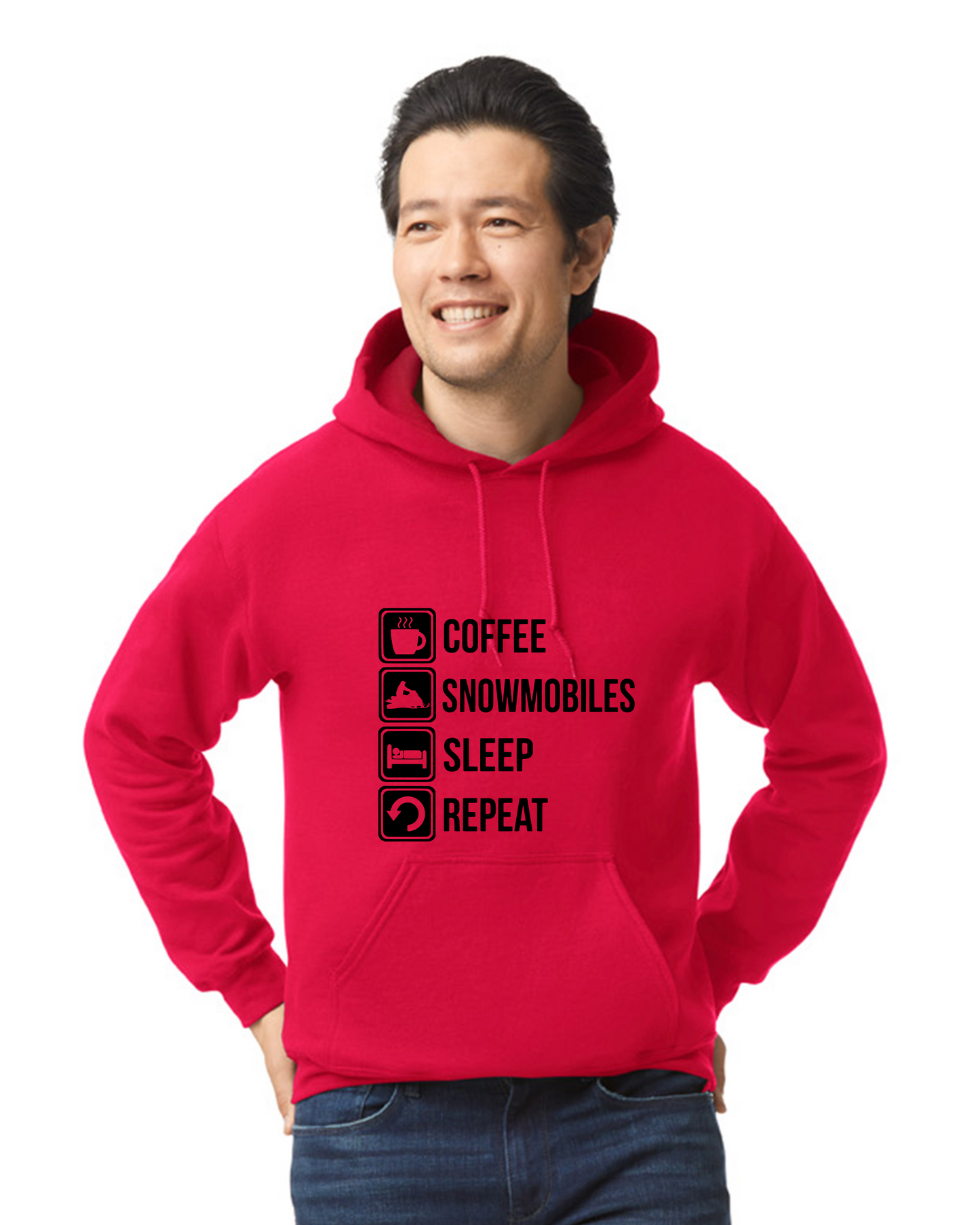 Coffee, Snowmobiles, Sleep, Repeat