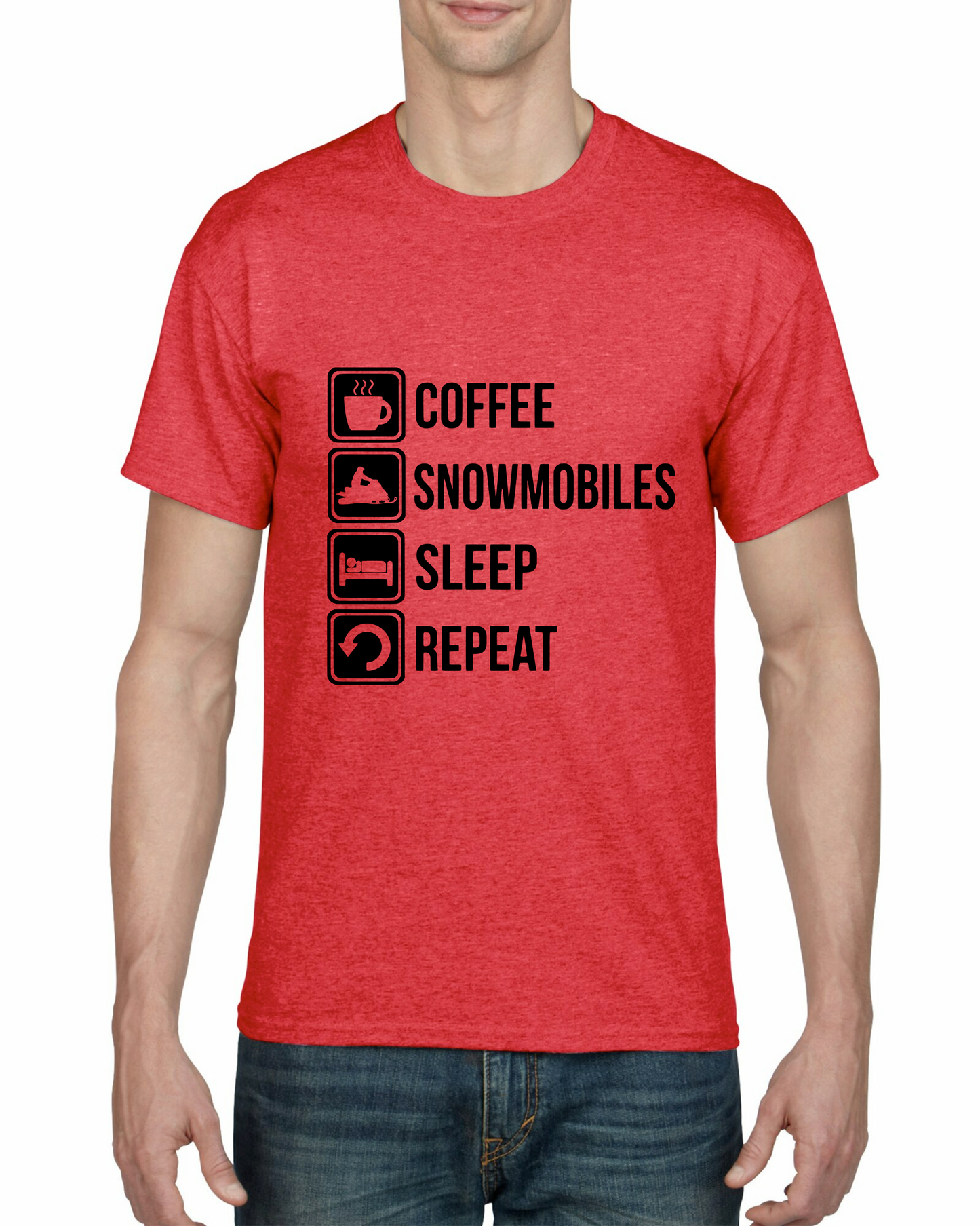 Coffee, Snowmobiles, Sleep, Repeat