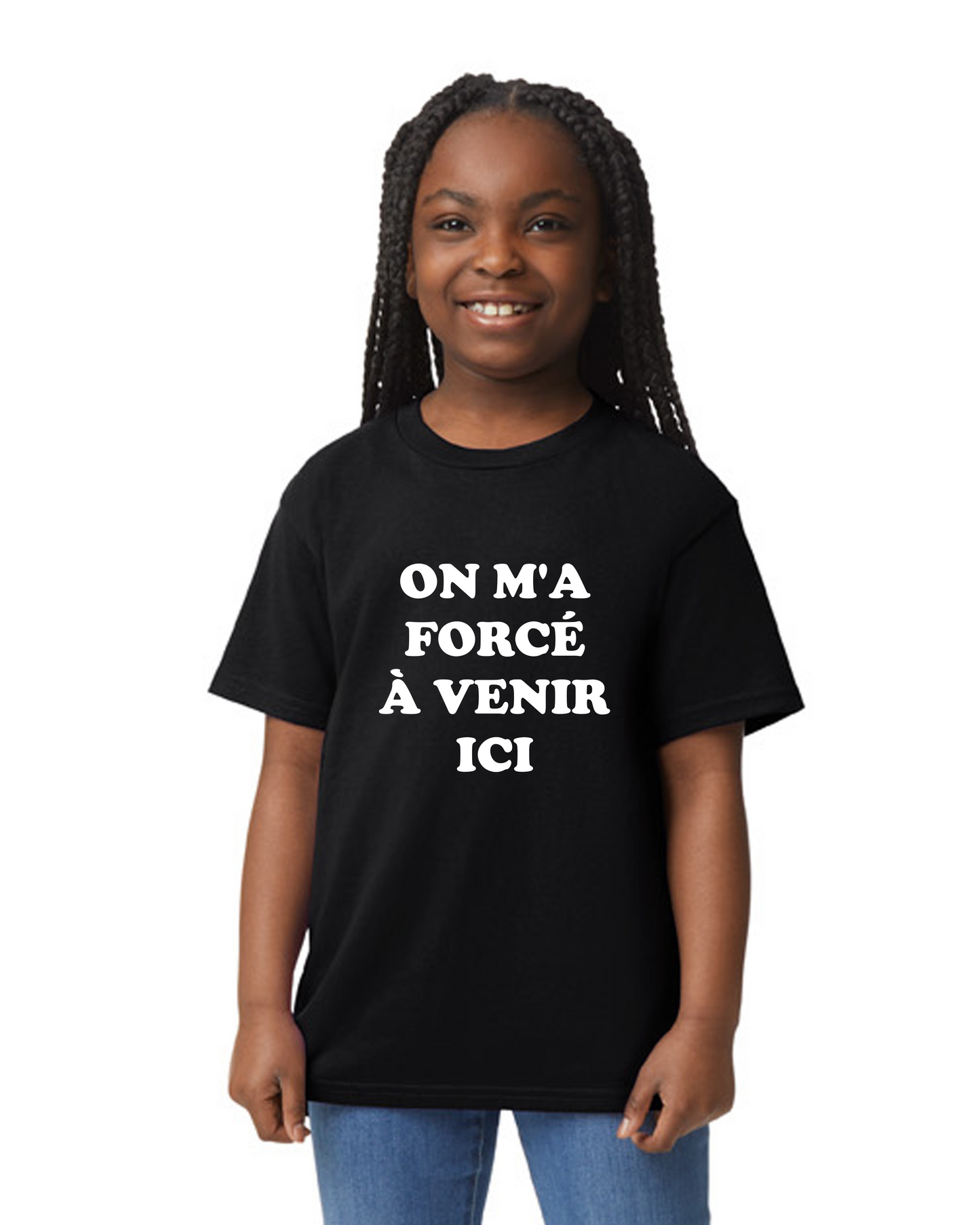 On m'a forcé à venir ici