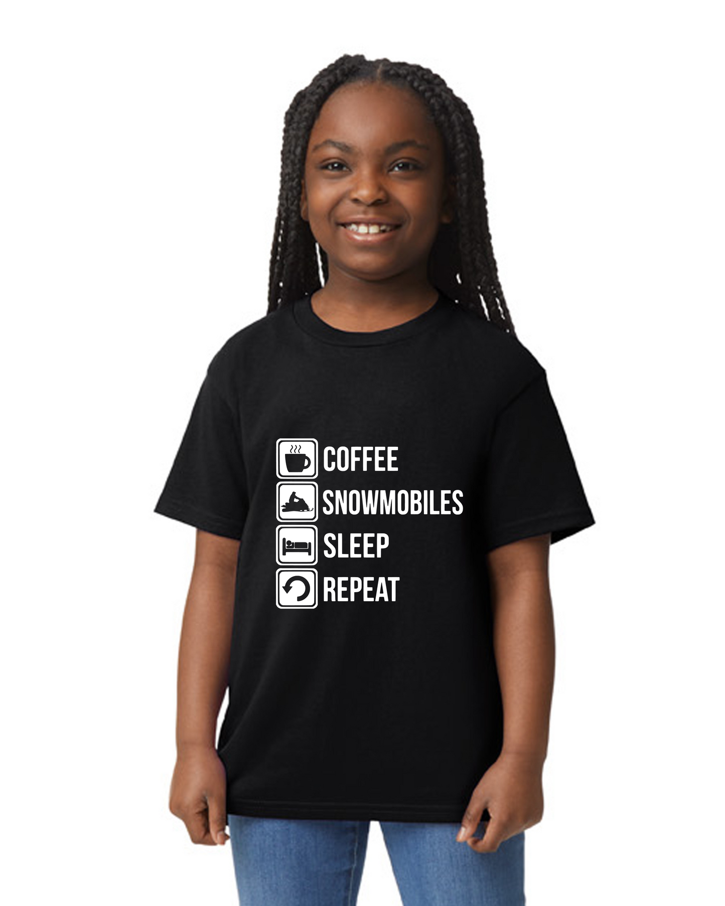 Coffee, Snowmobiles, Sleep, Repeat