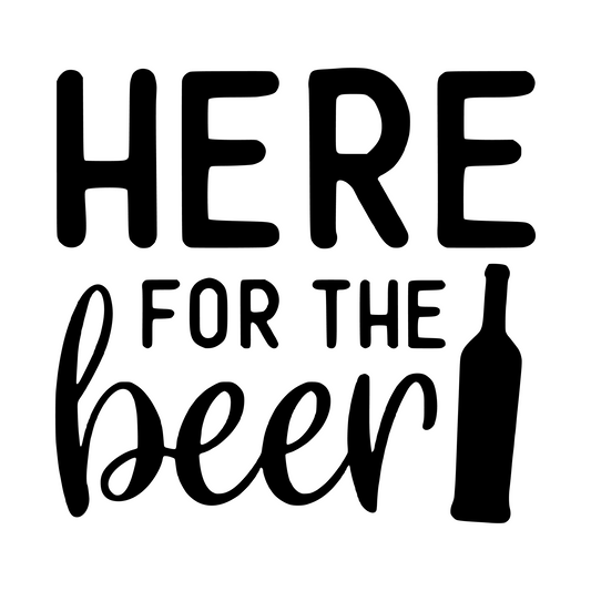 Here for the beer