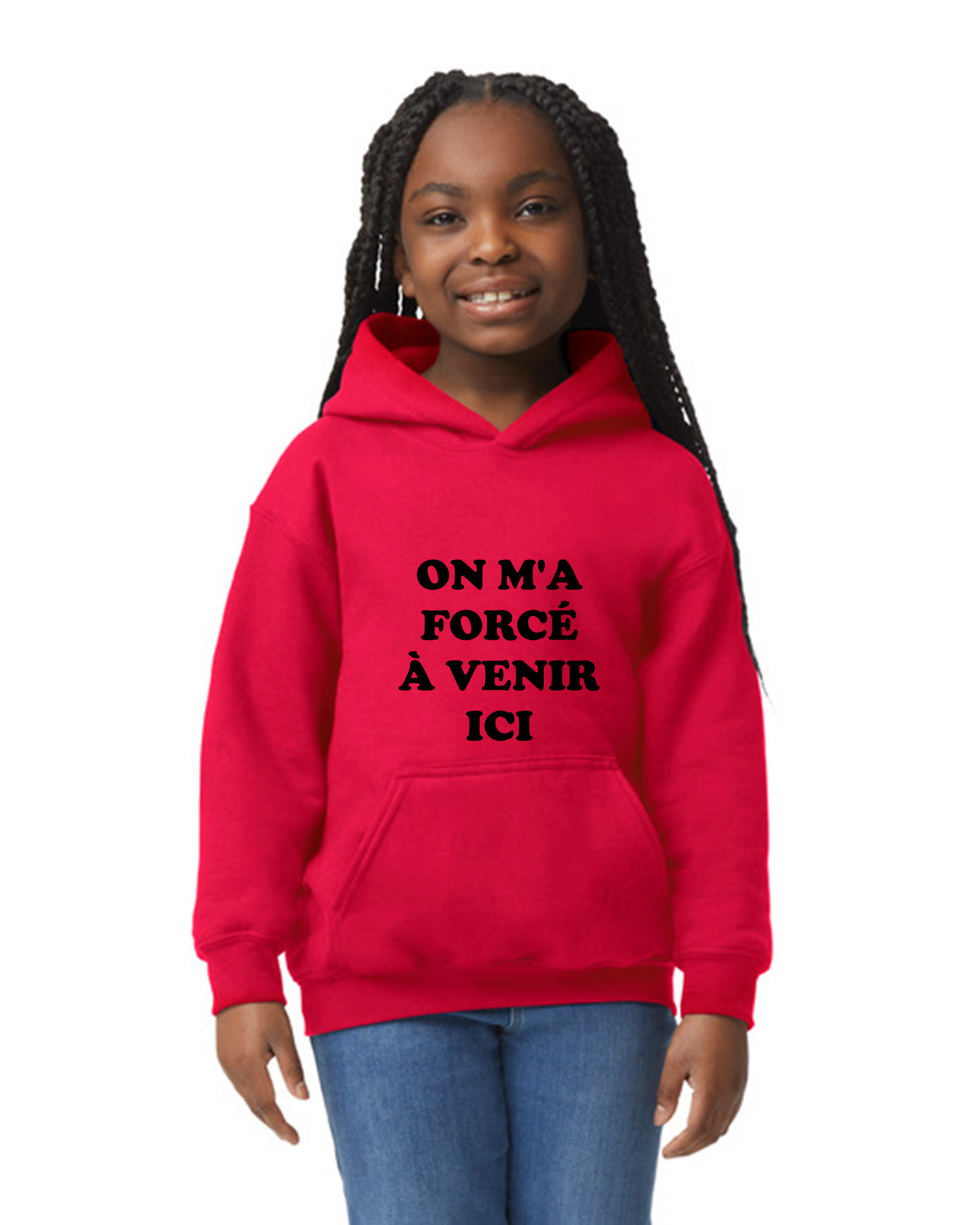 On m'a forcé à venir ici