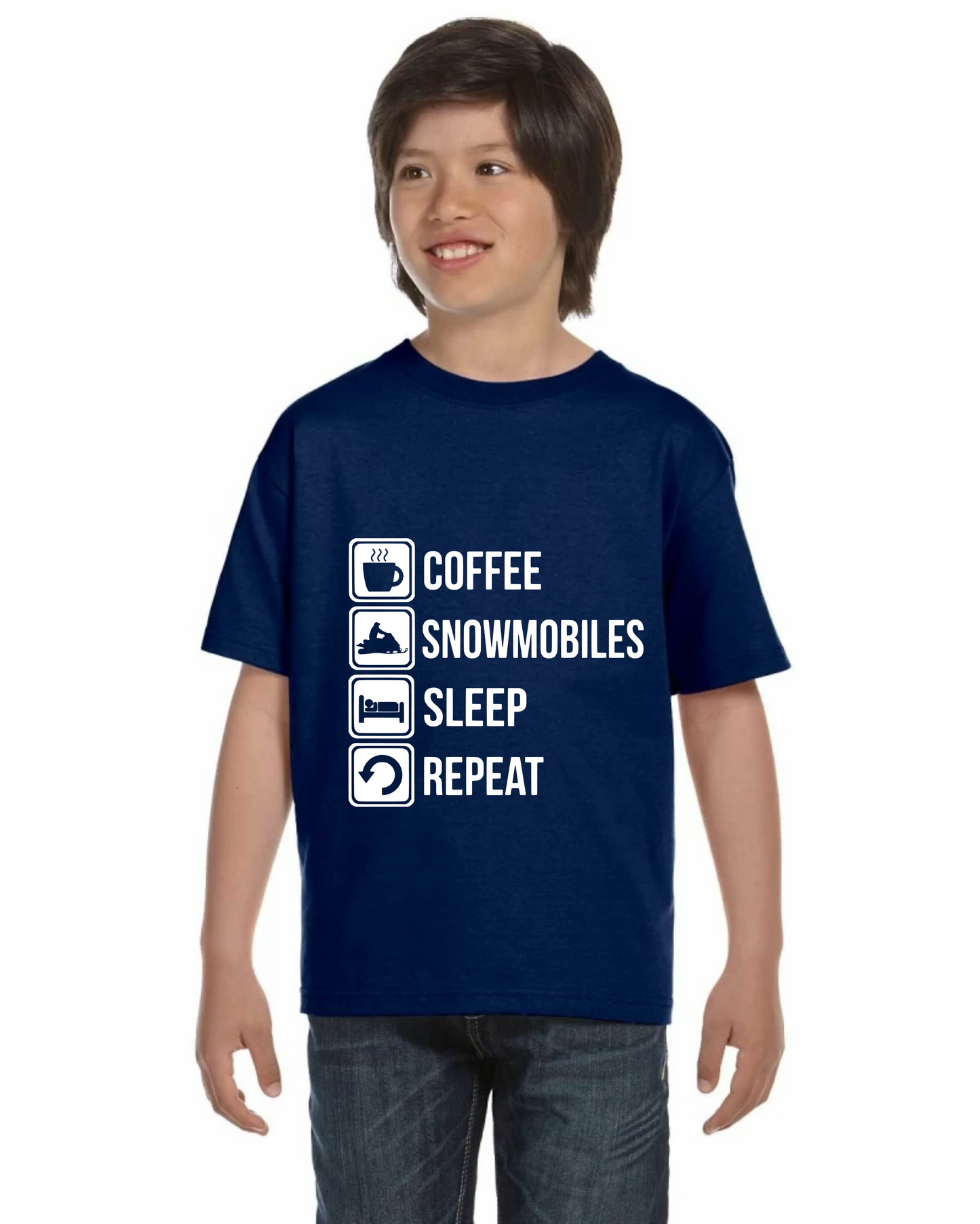 Coffee, Snowmobiles, Sleep, Repeat